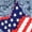 FREEDOM STARS, GREY, variant on Mens Hawaiian Shirts Short Sleeve Button Down Shirt Men's 4th of July Patriotic Shirts Casual Vacation Summer Party Shirts for Men Funny L US Flag, Blue