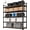 36x18x72 in A, variant on Heavy Duty 5 Tier Storage Shelves, 72 in Metal Garage Shelving Unit, Carbon steel frame with MDF boards, 396 lbs per shelf, garage or pantry ready, fittings, hammer and gloves included