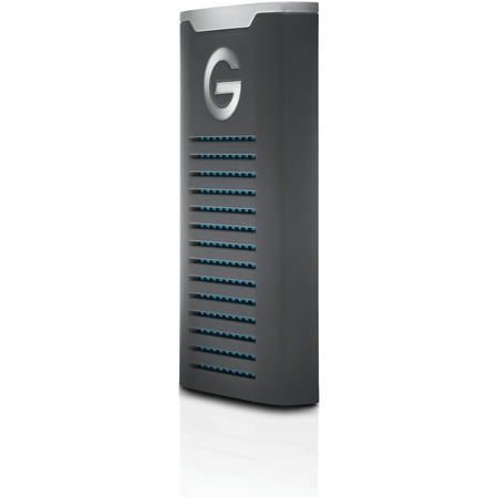 G-Technology - G-DRIVE Mobile SSD R-Series 2TB External USB 3.1 Gen 2 Portable Solid State Drive - Black/Silver