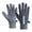 Gray, variant on Waterproof Touch Screen Gloves, Non-Slip Cold Resistant with Reflective Printing, Conductive Fingertips for Outdoor Sports