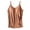 Brown, variant on Camisoles for Women Shelf Bra Adjustable Spaghetti Strap Basic Layer with Built-in Support and Soft Cotton Blend Black S