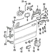 Genuine OE BMW Handle, Outside Cover - 51-21-8-122-441