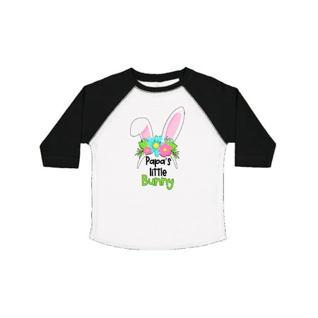

Inktastic Papa s Little Bunny Cute Easter Bunny Ears Gift Toddler Boy or Toddler Girl T-Shirt