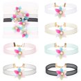 thumbnail image 1 of 1 Ensemble Collier Ras du Cou Femme Mode Style Assorti Collier Charme Tatouage Collier Ras du Cou, 1 of 10