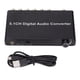 thumbnail image 1 of Convertidor de Audio AY77 5.1CH DAC, decodificador de Audio Digital óptico Coaxial para Toslink a RCA, conector de 3,5mm para Xbox, PS4 y TV, 1 of 8