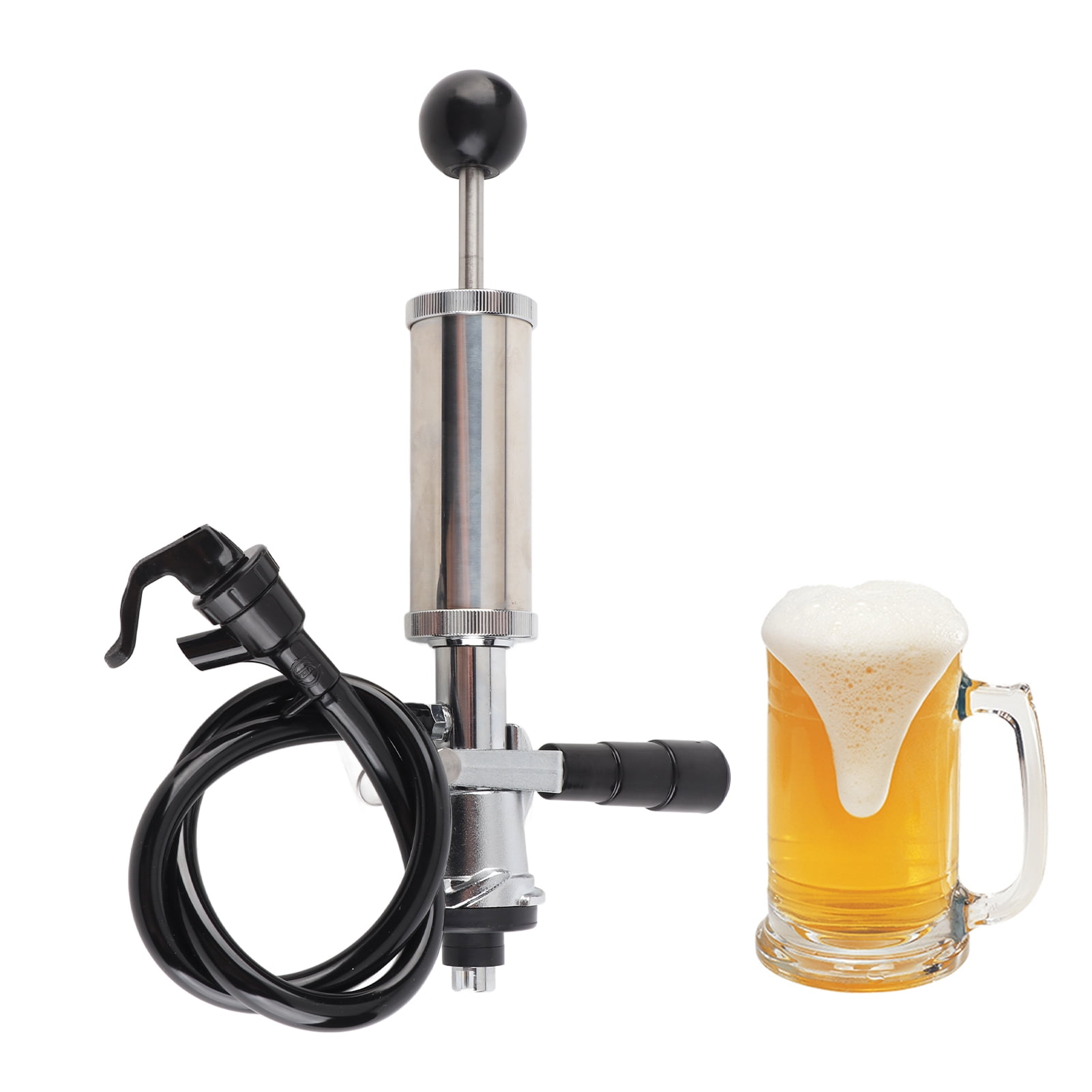 FERRODAY Heavy-Duty Beer Keg Pump – Complete D-System Tap For Sankey Kegs, Portable Party Draft Pump