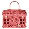 thumbnail image 1 of Huluwajiuyeye 9x6x5.5 Inch Shaped PP Picnic With Lid & Handle Button Closure Wicker Suitcase For Organizing Storage Woven Storage For And Home Style With Durable Handles And Versatile, 1 of 6