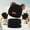 Black, variant on Hauaitttt ChildrenHats Scarves Gloves Warm Colored In Autumn and Winter Two Baby Hats Gloves Scarf Hat Set Gloves Scarf Set for Girls Scarf Hat Set Scarf Hat Gloves Set Men Hat Gloves Scarf Set