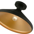 thumbnail image 2 of 41020-04 Livex Lighting Geneva - 1 Light Semi-Flush Mount In Urban Style-8.75 Inches Tall and 15.25 Inches Wide-Black Finish, 2 of 7