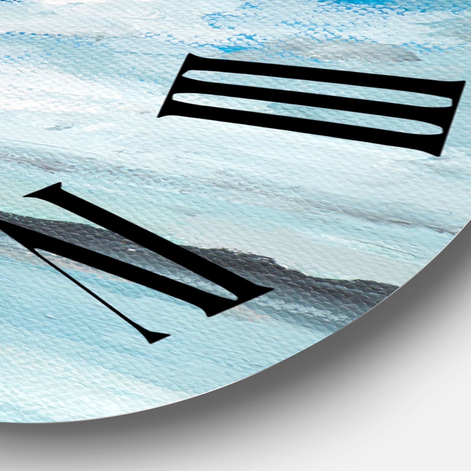 Designart 1 in Quartz Farmhouse Wall Clock