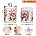 thumbnail image 5 of Yayeee 2 Pack Qtip Holder Bathroom Cotton Swab Canister with Lid Clear Dispenser Set, Warm Autumn Day, 5 of 6