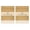 Natural, variant on LFH Home Set of 2 Handmade Straw Yoga Mat For Exercise, Workout, Fitness - Perfect Heavy Quality Eco Friendly Natural Straw Reversible Yoga Mats for Men & Women - 72x24 Inch (Natural)