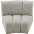 thumbnail image 4 of Meridian Furniture Infinity Brown Boucle Fabric Modular Chair, 4 of 7
