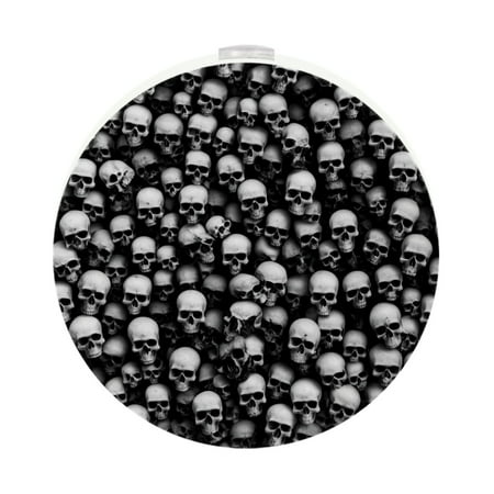 

LED Night Light Lamp with Smart Sensor Dusk to Dawn Sensor 2-Pack for Bedroom Bathroom Hallway White 0.5W Plug-in Skull Rose Flower Vintage Gray