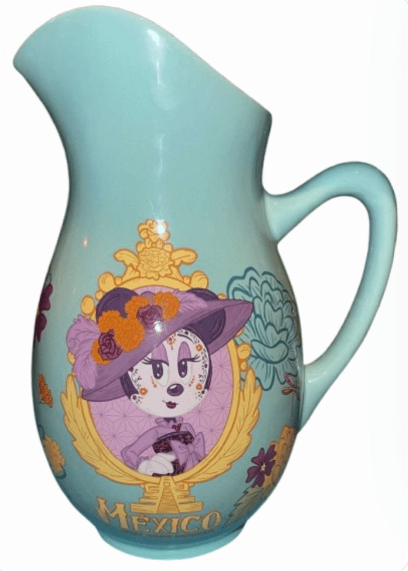 Disney Parks Epcot Mexico Minnie Mouse and Daisy Duck Pitcher New with Tag
