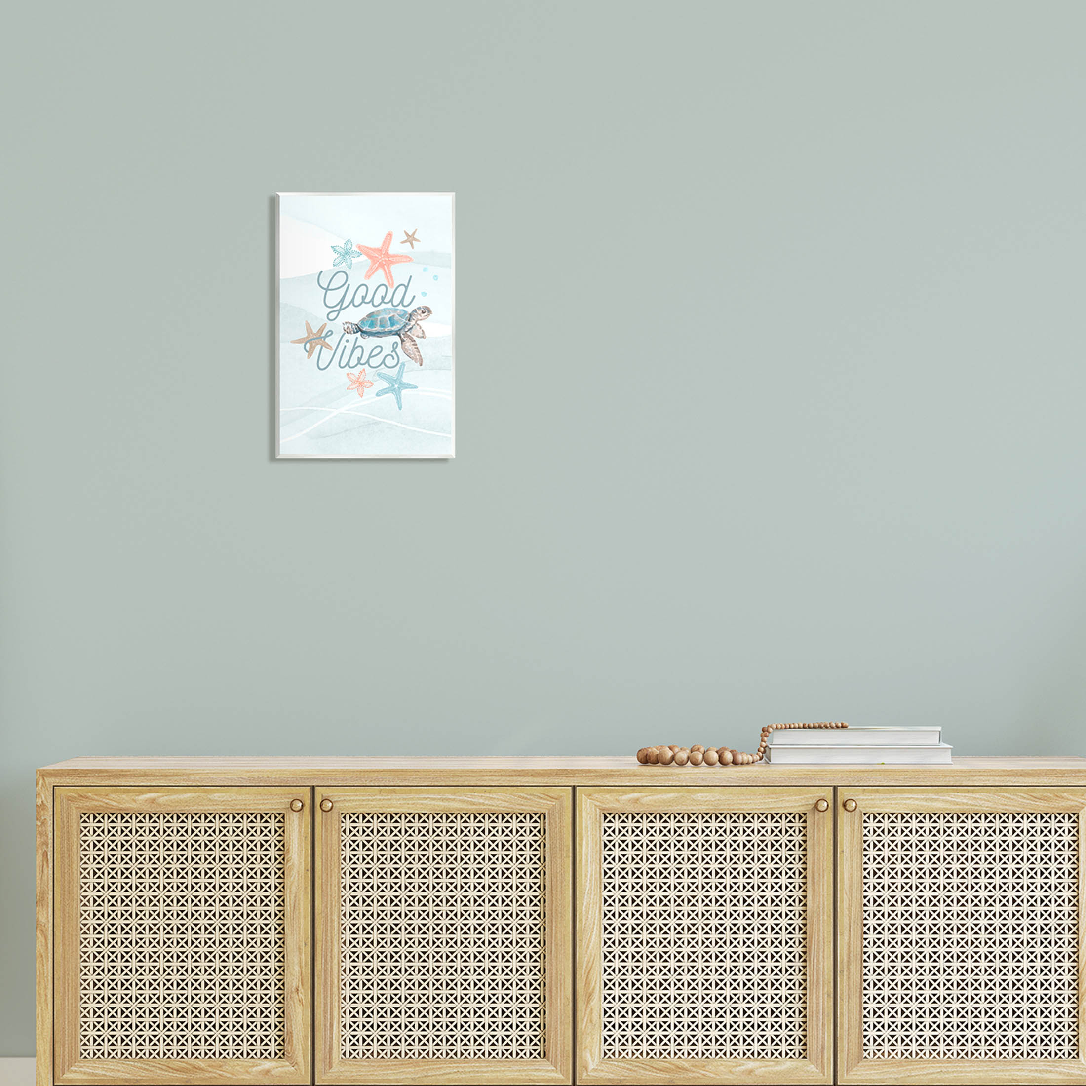 Good Vibes Underwater Sea Life Animals & Insects Graphic Art Unframed Art Print Wall Art