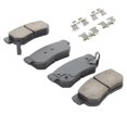 thumbnail image 2 of Pastillas De Freno Traseras De Cerámica Premium De Calidad 1001-0813C Compatibles Con Hyundai 1999-2010 (Azera Elantra Santa Fe Sonata Tucson Xg300 Xg350); 2001-2010 Kia (Amanti Magentis Optima Sporta, 2 of 5