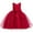 Red, variant on Fancifize Girls' Bow Tulle Party Dress (3-10Y) - Flower Girl Tutu for Birthday Wedding Sleeveless Formal Gown