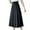 Black, variant on OAVQHLG3B Womens Midi Skirt Pleated A-Line Fashion Casual Solid Color Plain High Waist Skater School Uniform Basic Long Skirts
