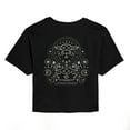 thumbnail image 2 of Star Wars - The Mandalorian Grogu Celestial  - Juniors Cropped Short Sleeve Graphic T-Shirt, 2 of 5