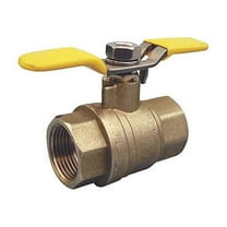 B&K LLC 107-825TNL 1" Brass FPT T Ball Valve