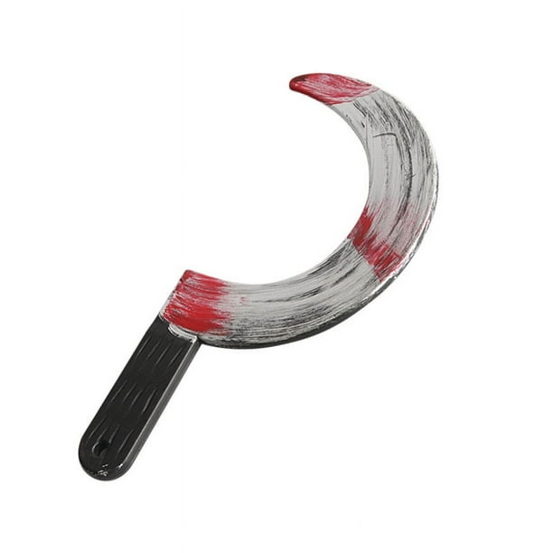 Armas de Halloween, juguetes para niños, armas de plástico simuladas con cuchillos afilados y sangrientos, accesorios para actuación en escenario, machete