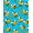 Blue, Pattern 5, variant on ODIKA 4' x 6' Machine Washable Non-Slip Area Rug, Whimsical bee High Traffic Rug, Blue, 720246