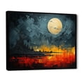 thumbnail image 2 of Designart "Yellow Stormy Horizon composition III" Modern Floater Framed Canvas Wall Art, 2 of 7
