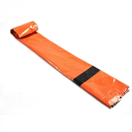 Heavy Duty Mylar Emergency Sleeping Bag Reflects Body Heat Tear Resistant Case
