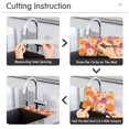 thumbnail image 5 of Yayeee Faucet Mat for Kitchen Sink 14.7" Diatomite Long Splash Guard Pad, Abstract Floral, 2 Pack, 5 of 7