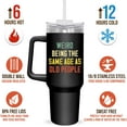 thumbnail image 3 of Birthday Gifts For Men, Women - Father''s Day, Christmas, Valentines Day Gifts For Him, Gag Gifts For Dad, Grandpa, Husband, Funny Gifts For Wife - 40 Oz Insulated Tumbler With Handle And Straw, 3 of 6