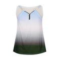 thumbnail image 4 of JINMGG Tank Tops for Women under $5,Fashion Women Summer Print Zipper Sleeveless V-Neck Shirt Vest Camis Blouse Tops Gray XXL, 4 of 5