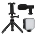 thumbnail image 1 of Phone Vlog Kit, Compact Vlogging Kit Confiable Para Video De Conferencia Para Grabación De Video Para Transmisión En Vivo ANGGREK Otros, 1 of 8