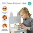 thumbnail image 4 of Mentari Toys - Nursery Set - Wooden Dollhouse Nursery Set - Incl Doll Baby in a Knitted Playsuit, Pram, Highchair and Other Accessories - Age 3+, 4 of 8