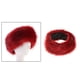 thumbnail image 5 of Diadema de piel sintética para mujer-orejeras peludas de invierno-orejeras esponjosas de tiempo frío que cubren las rusas - Rojo Salvador Dali Diademas calentadoras de orejas de piel, 5 of 5