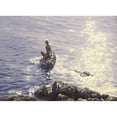 thumbnail image 3 of Adamov, Alexey 18x14 Black Modern Framed Museum Art Print Titled - Mermaid by Sunshine Water, 3 of 5