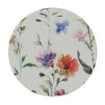 thumbnail image 2 of Nawypu Pastoral Flower Fitted Tablecloth for Round Table,Watercolor Herb Kitchen Table Cover with Elastic Edge Waterproof Table Cloth,White Back Circle Table Covers for Indoor Outdoor Picnic Party, 2 of 7