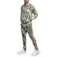 thumbnail image 4 of G-Style USA Men's Royal Floral Tiger Track Suit Set, Up to 5X, 4 of 6