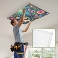 thumbnail image 4 of Mushroom Magnetic Fluorescent Light Covers for Ceiling Lights 2 x 4 Feet, Dream Forest Botanical Floral Plant Office Classroom Kitchen Drop Ceiling Light Covers Lighting Filters Shade Panel 1 Pack, 4 of 9
