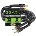 thumbnail image 1 of Cable para Parlantes GEARit 12AWG 0,9 m con Conectores Banana Duales Dorados, 1 of 8