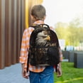 thumbnail image 6 of Yiaed Noble Style Bald Eagle Print School Backpack College Backpack Daypacks for Students High School Spacious and Durable Daypack for Work and Travel-One Size, 6 of 6