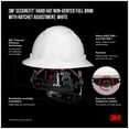 thumbnail image 4 of Casco 3M SecureFit de ala completa con ajuste de trinquete, blanco, 4 of 9