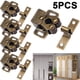 thumbnail image 5 of Parachoques Puerta Armario Hebilla Resorte Doble Hebilla Parachoques Puerta Antigua Cerradura Interruptor Parachoques Galvanizado Abierto Succión para Gabinete (bronce), 5 of 5