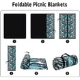 thumbnail image 4 of Extra Large Picnic Blankets Waterproof Foldable (80 "x 80") Beach Blanket Waterproof Sandproof,3-Layer Thicking Mat Outdoor Packable Camping Blanket, 4 of 6