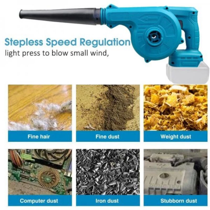 Cordless Leaf Blower for Computer Dust Collector Dust Snow Tool for Makita 18V