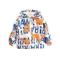 thumbnail image 4 of Hotiary Baby Boys Hooded Coats with Zipper Autumn Dinosaur Printed Casual Windbreaker Outdoor for 1-8 Years Toddler Kids, 4 of 5