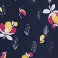 thumbnail image 4 of MAISON JULES Womens Navy Floral Midi Peasant Skirt 0, 4 of 4