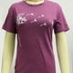 thumbnail image 3 of Minnieouse Camiseta Estampado Cuello Camiseta Mujer Suelta Verano Top, Púrpura, S Prendas para la parte del cuerpo Violeta S Minnieouse AP002011-06, 3 of 5