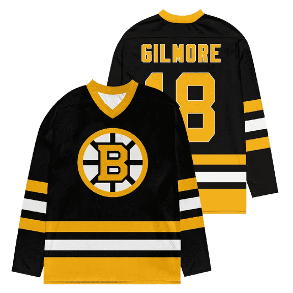 Happy Gilmore 2 Hockey Jersey Men Women Long Sleeve V-Neck T-shirt Streetwear Fashion Clothes
