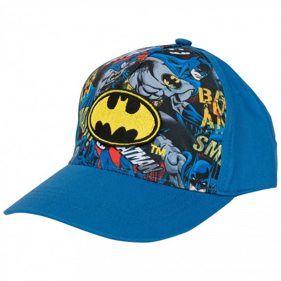 Baseball Cap - Batman - Blue Comic Embroidery